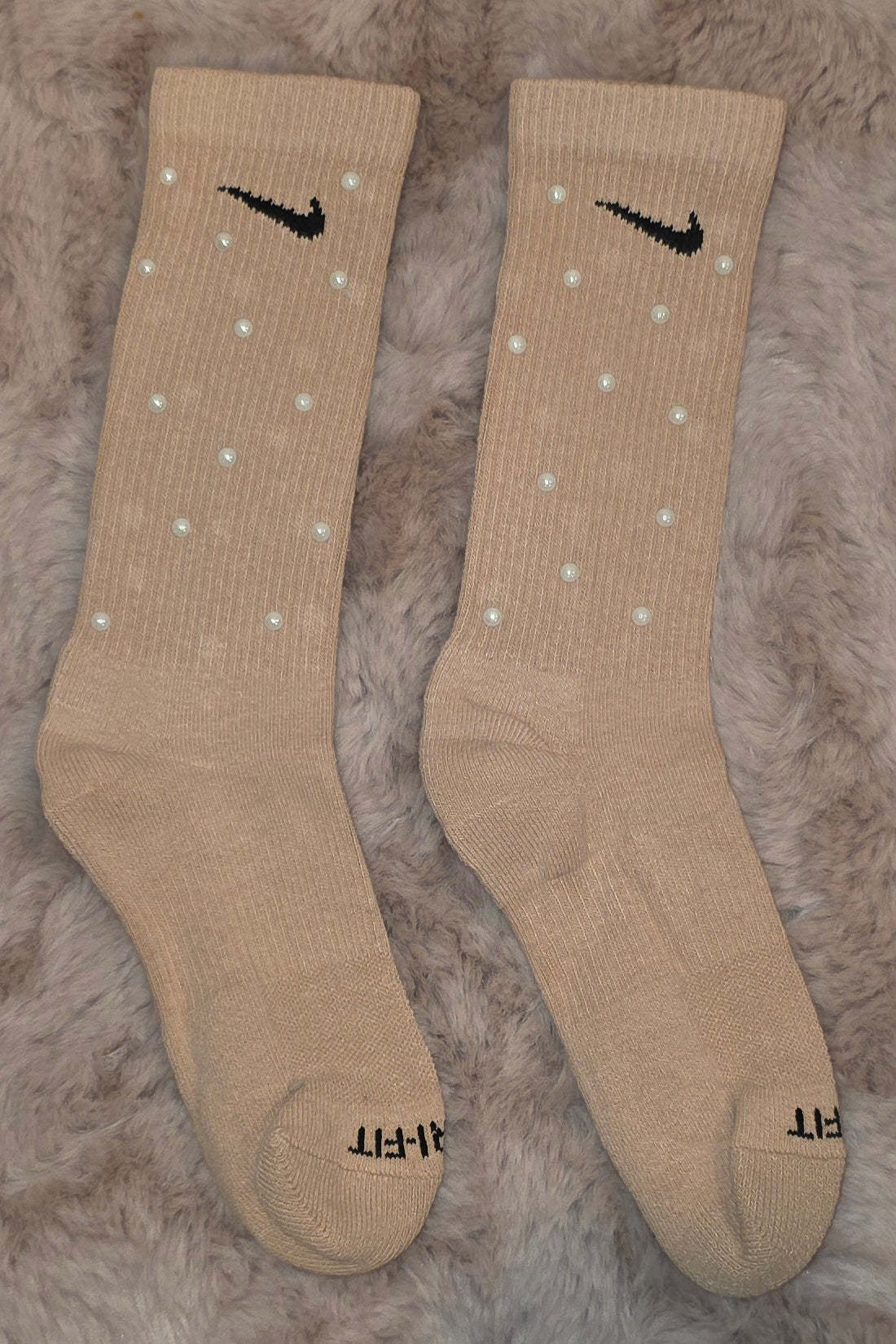 Nike plus bedazzled socks