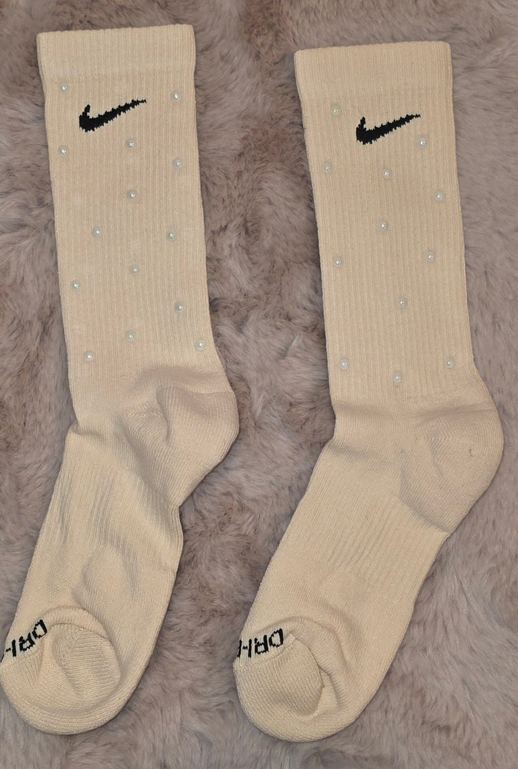 Nike plus bedazzled socks