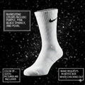 Nike plus bedazzled socks
